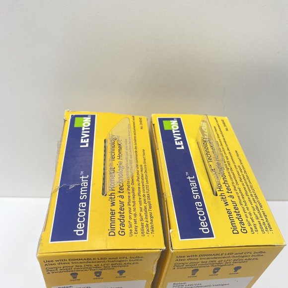 2 Leviton Dimmer With HomeKit Technology Works With Apple HomeKits 2 Units New - Picture 10 of 10